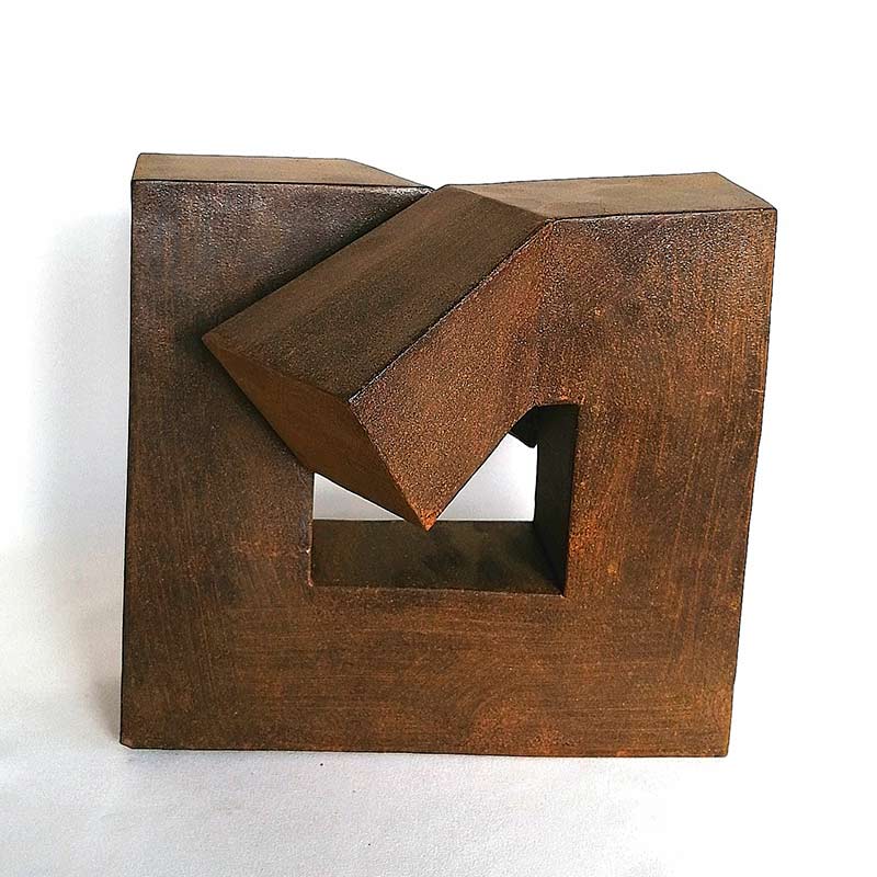 Escultura de acero cortén - Anillo I